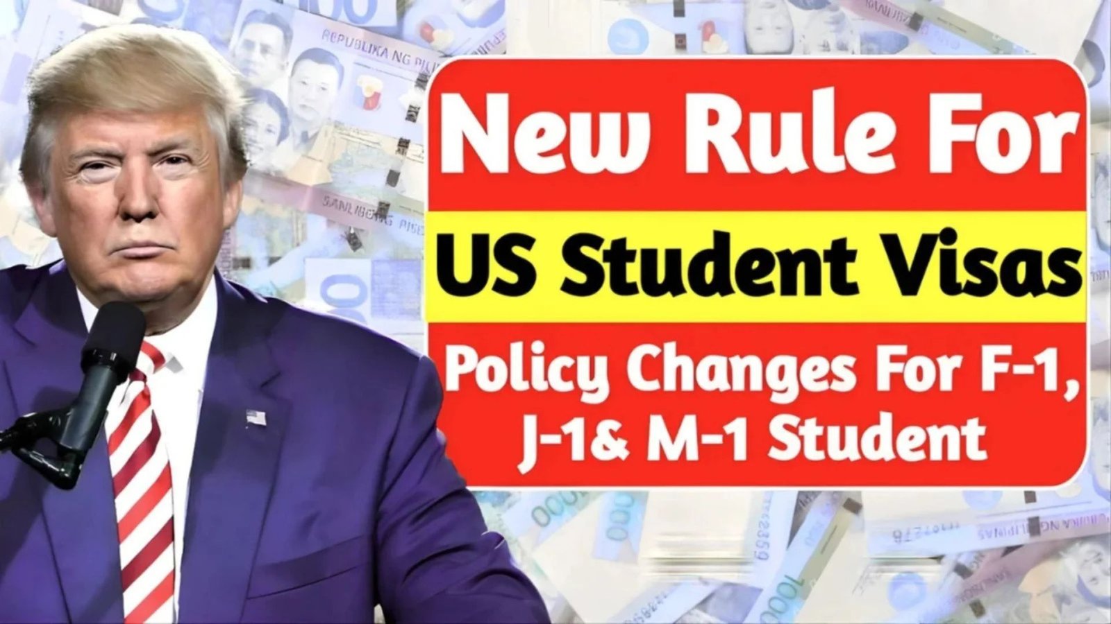 New Rule for US Student Visas: Trump Announces Significant Policy Changes for F-1 J-1 and M-1 Students