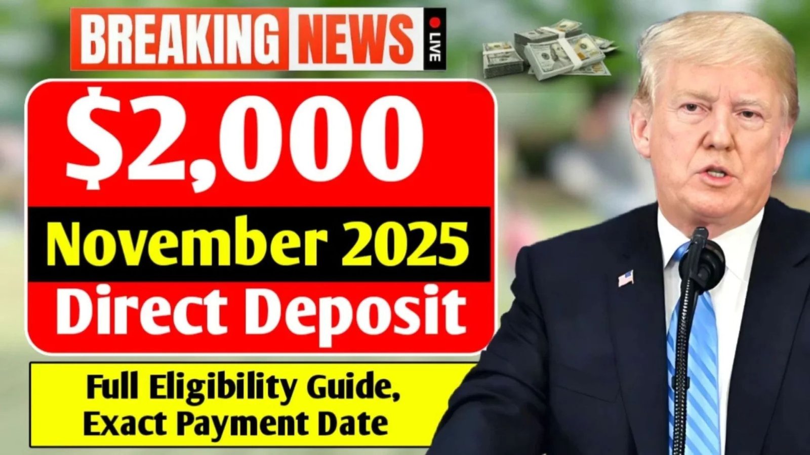 November 2025 $2000 Direct Deposit: Who Qualifies, Payment Timeline & Simple IRS Steps for Citizens
