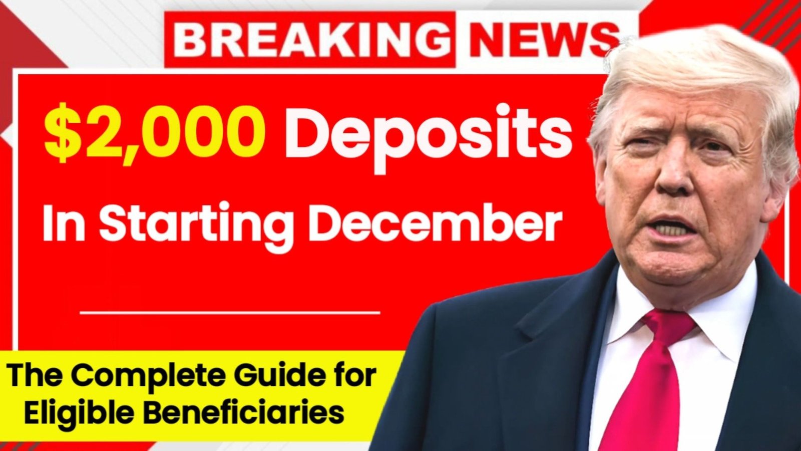 $2,000 Deposits In Starting December 2025 ? The Complete Guide for Eligible Beneficiaries — Rules, Timelines & Reality Check