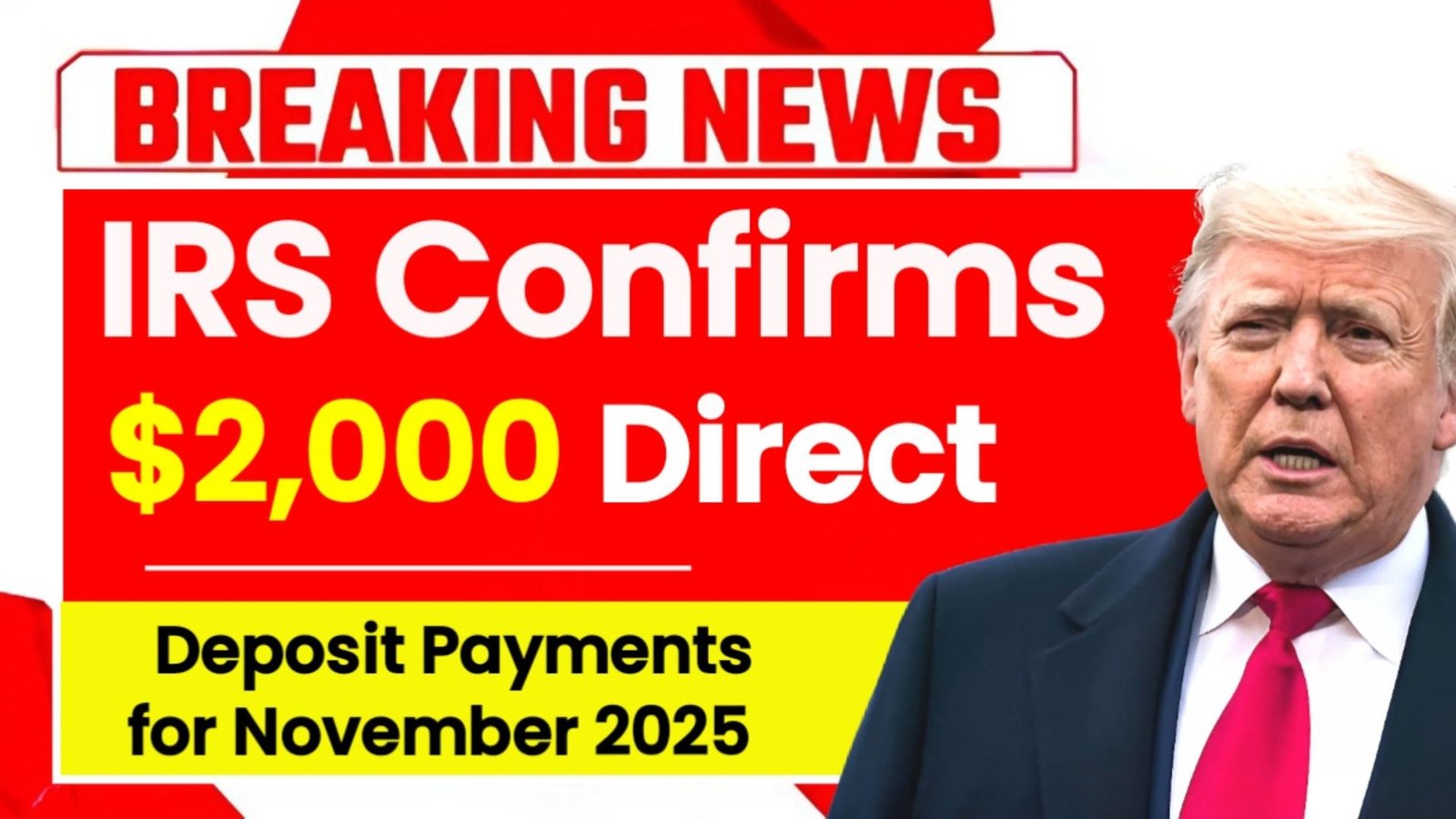 IRS $2,000 Direct Deposit November 2025: Are You Eligible? Claim Dates, Quick Guide & Easy Steps Inside!
