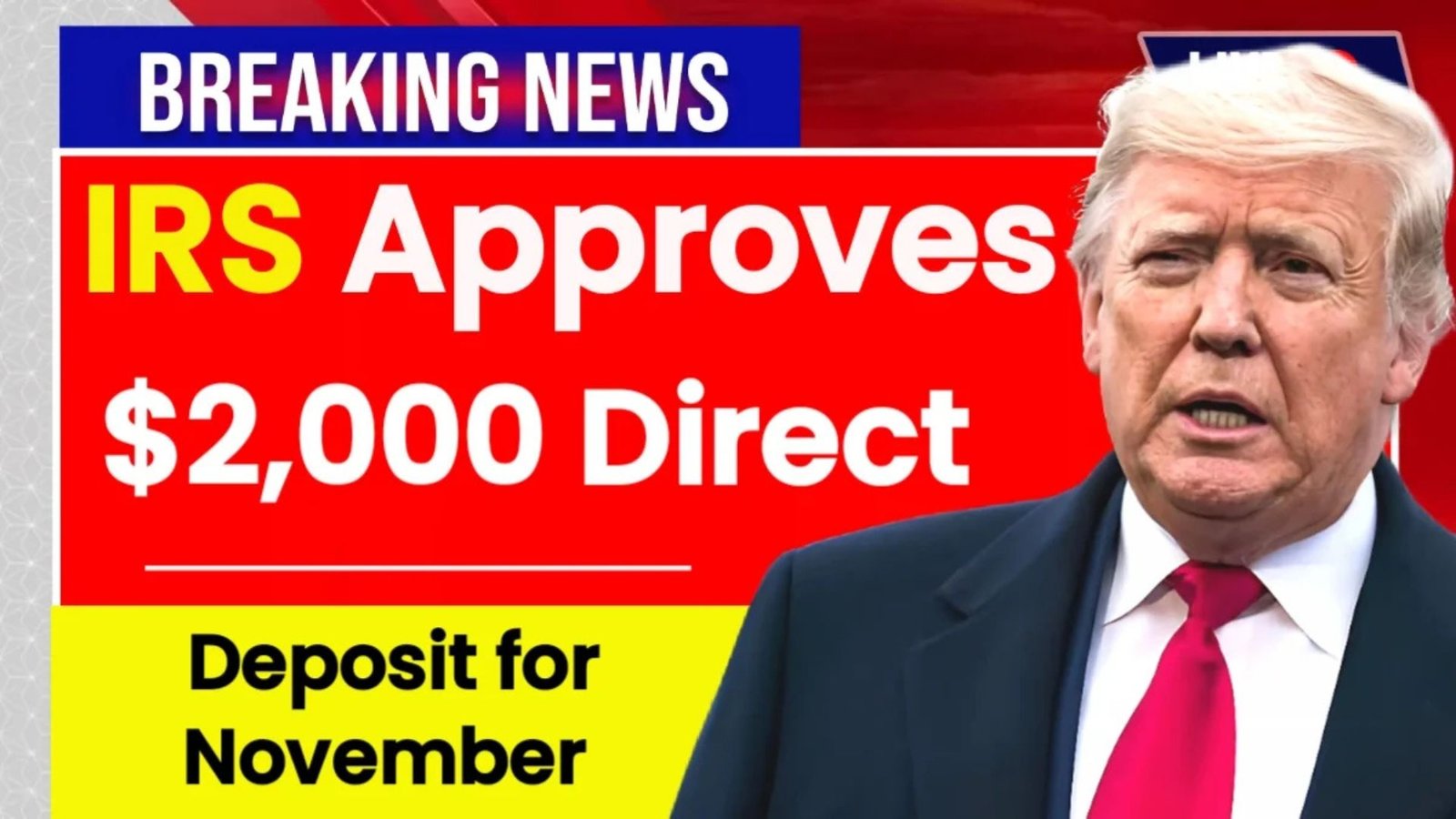 IRS $2,000 Direct Deposit for November 2025: Fact Check – No Approval, No Payments, Beware Scams